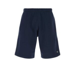 Kenzo Men Navy Blue Cotton Bermuda Shorts